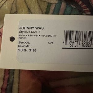 Johnny Was mid length dress